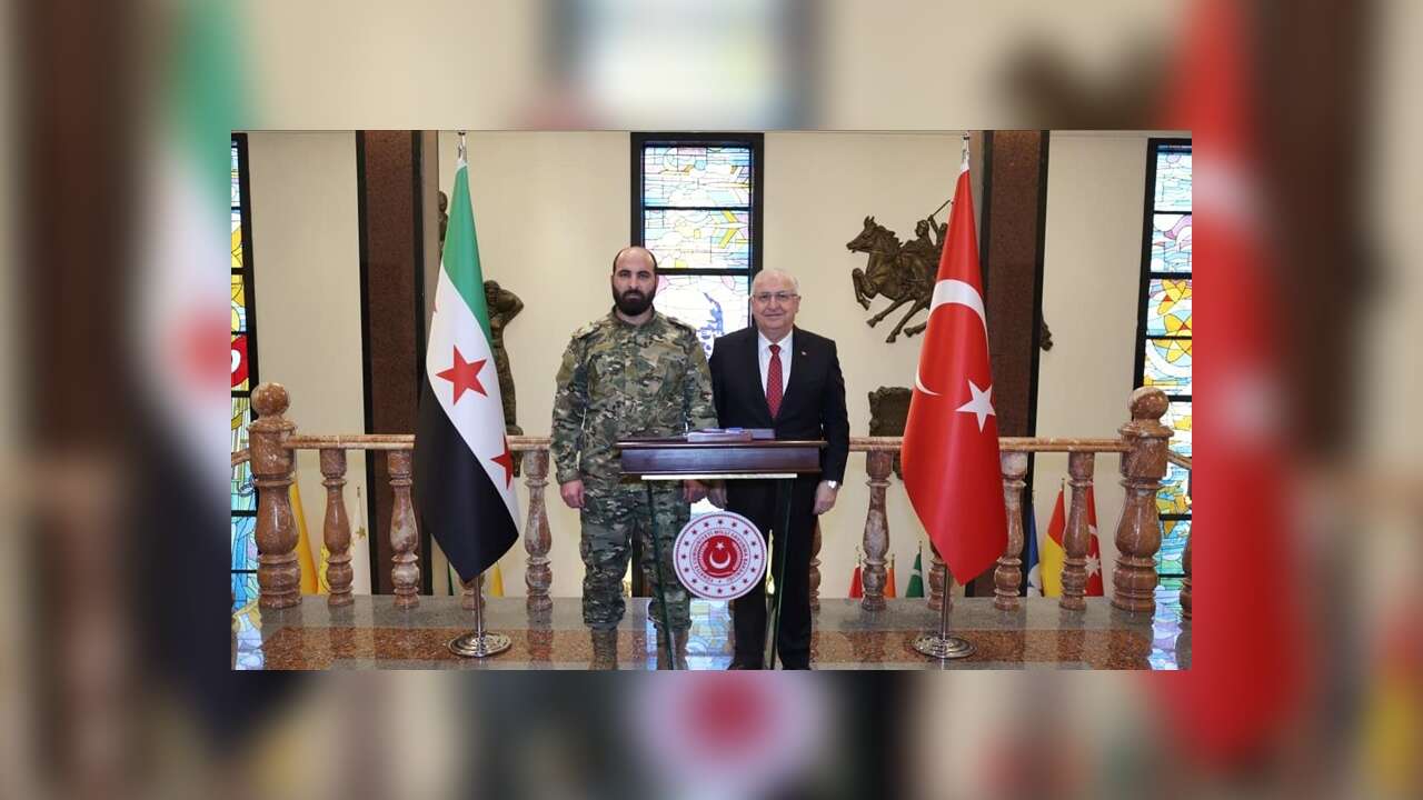 Milli Savunma Bakanı Güler, Suriye Genelkurmay Başkanı Tümgeneral Nasan'ı kabul etti