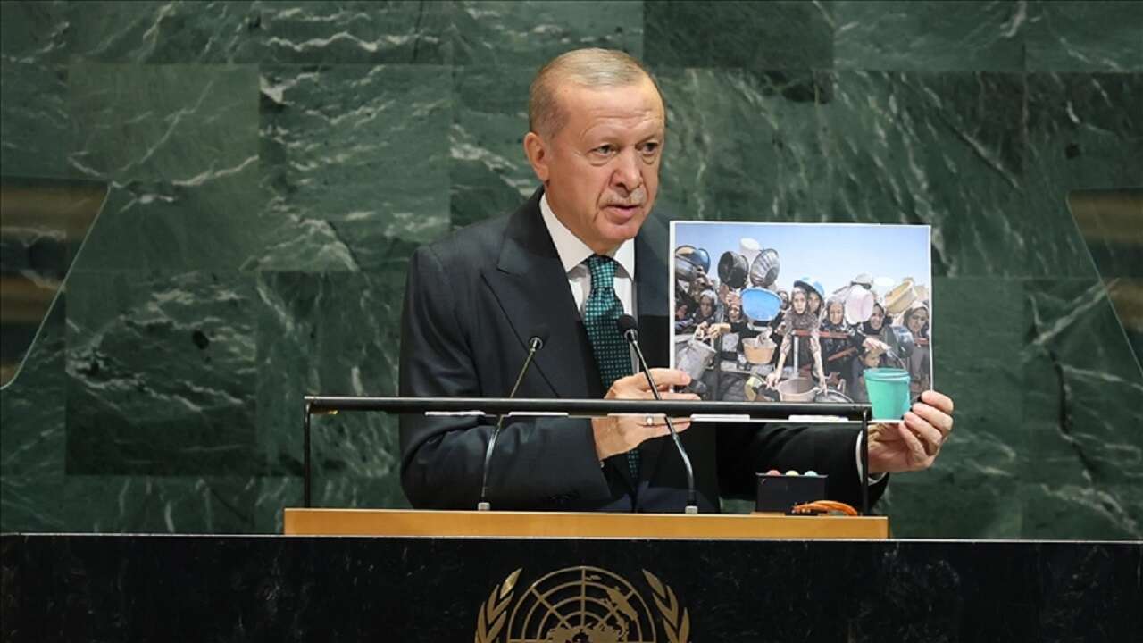 Cumhurbaşkanı Erdoğan'ın, 2025'teki diplomasi trafiğinin merkezinde Filistin yer aldı