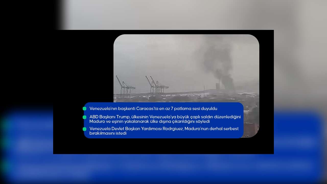 ABD Venezuela'nın başkenti Caracas'ı bombaladı