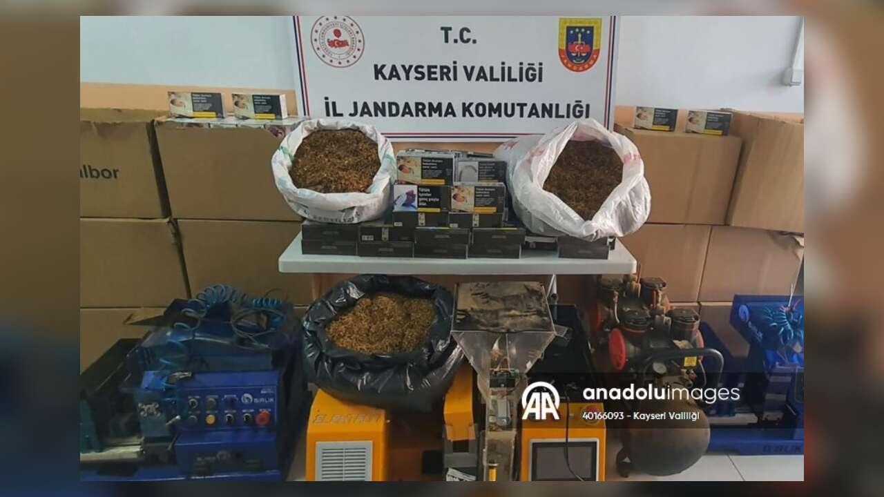 FLAŞ / Kayseri'de 131 bin makaron ele geçirildi!