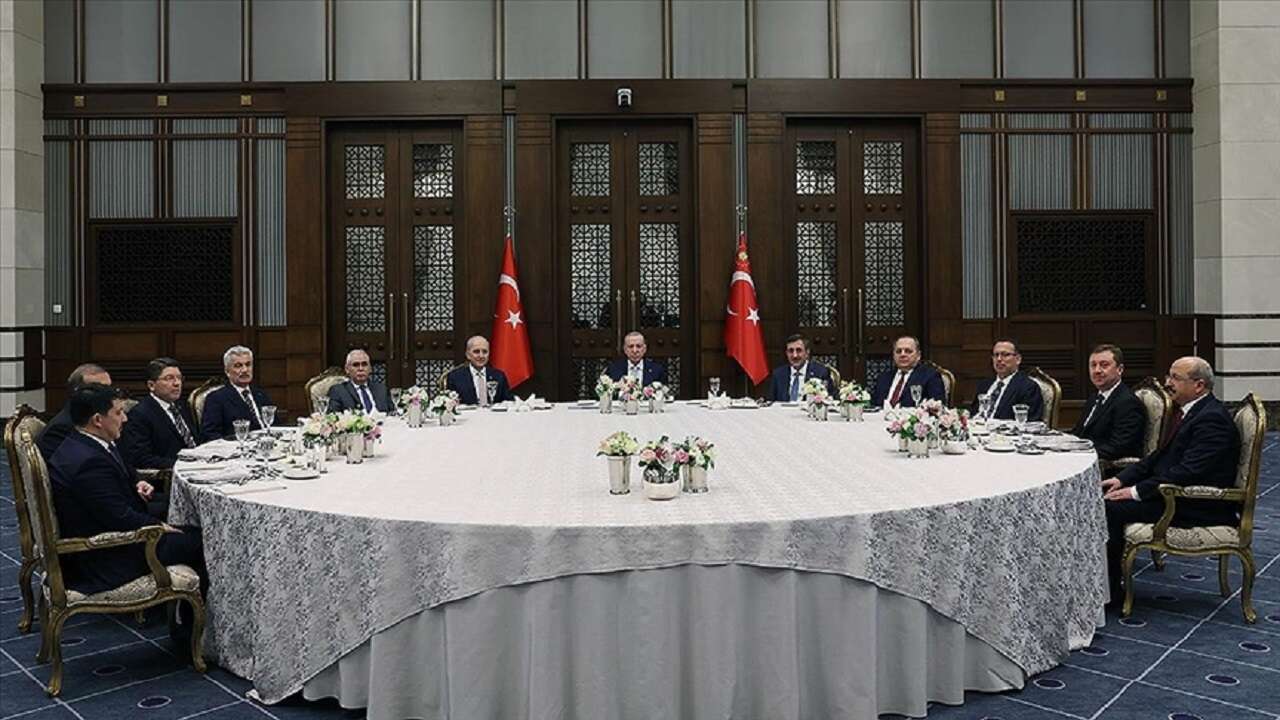 Cumhurbaşkanı Erdoğan, yasama, yürütme ve yargı organlarının temsilcileriyle bir araya geldi