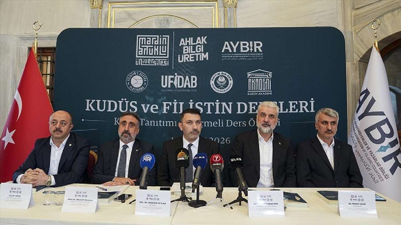 İstanbul'da "Kudüs ve Filistin Dersleri" kitabının tanıtımı yapıldı