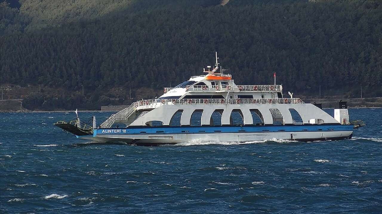 Güney Marmara'da yarın ki feribot seferleri iptal edildi