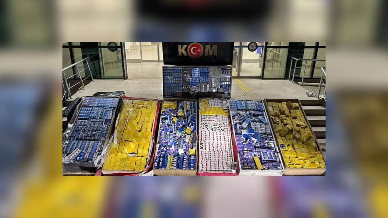 Şanlıurfa'da kaçak sigara operasyonu