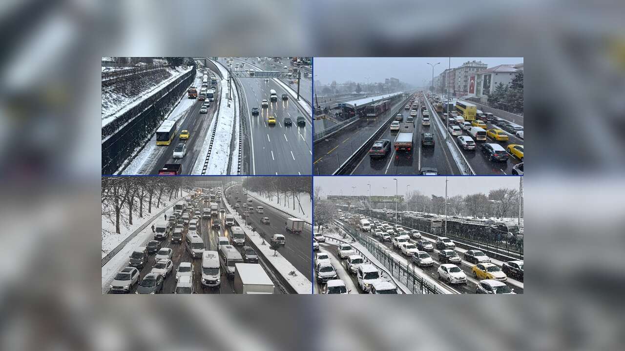 İstanbul'da kar yağışı etkisini sürdürüyor