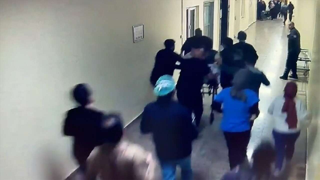 Güngören'de öldürülen Atlas Çağlayan'ın hastaneye getirildiği anların görüntülerine ulaşıldı