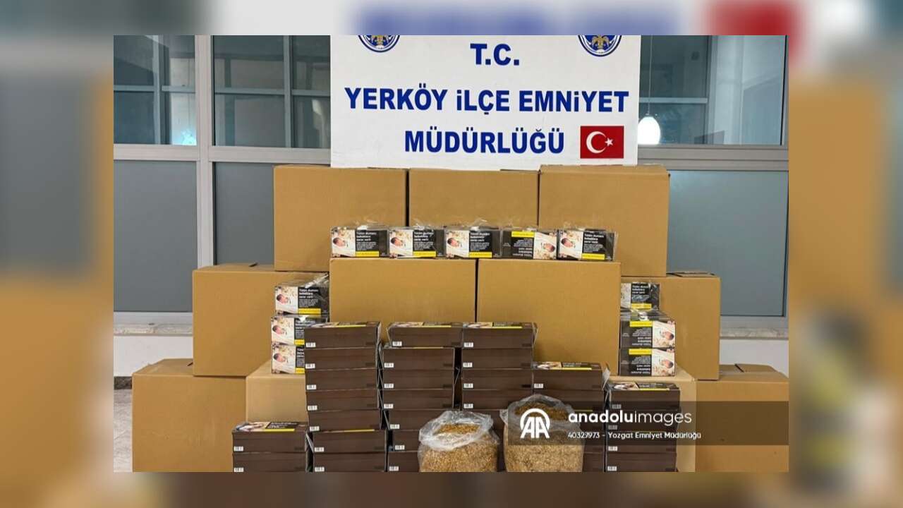 Yozgat'ta 190 bin makaron ele geçirildi!