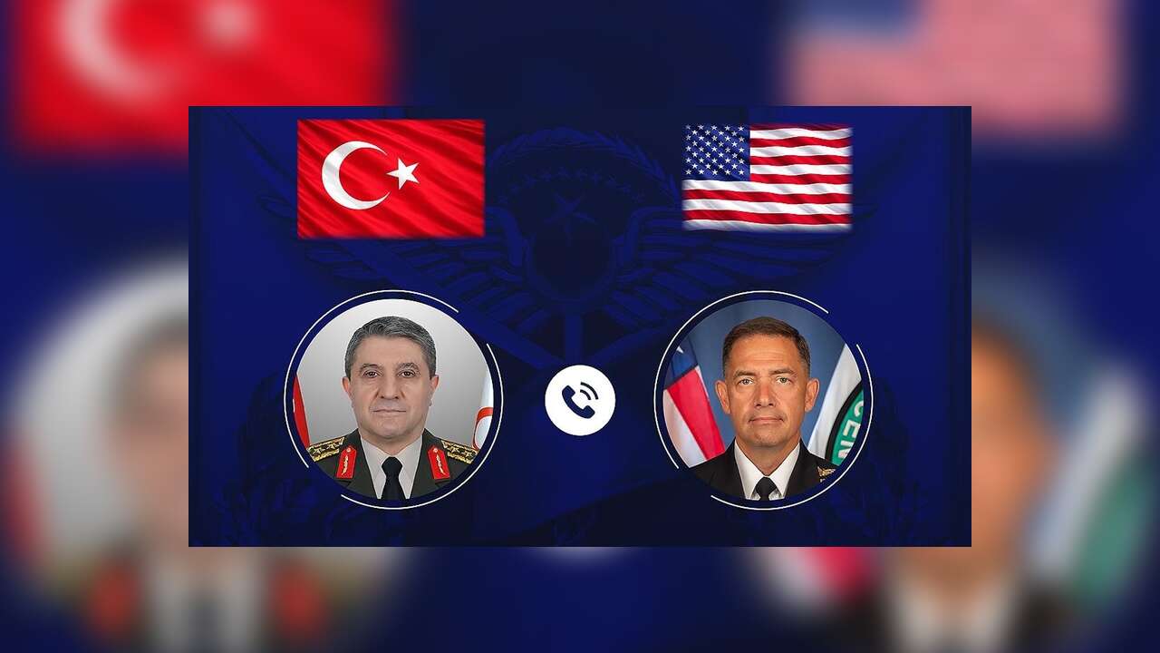 Orgeneral Bayraktaroğlu, CENTCOM Komutanı Oramiral Brad Cooper ile telefonda görüştü