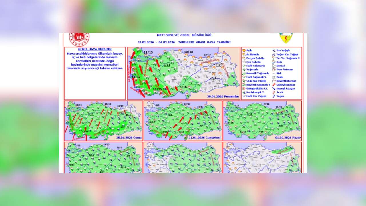 Yurdun batısı ile Ege Denizi için "kuvvetli fırtına" uyarısı