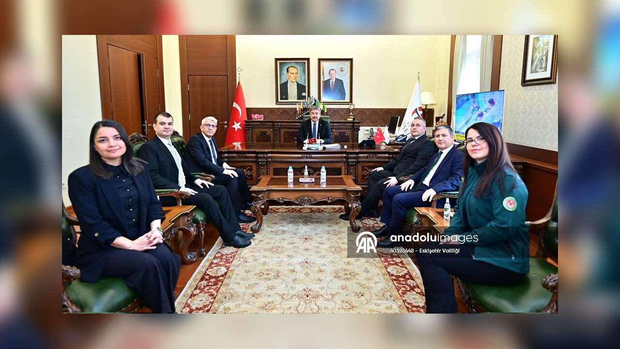 Eskişehir Valisi Yılmaz Dünya Gümrük Günü'nde heyeti kabul etti