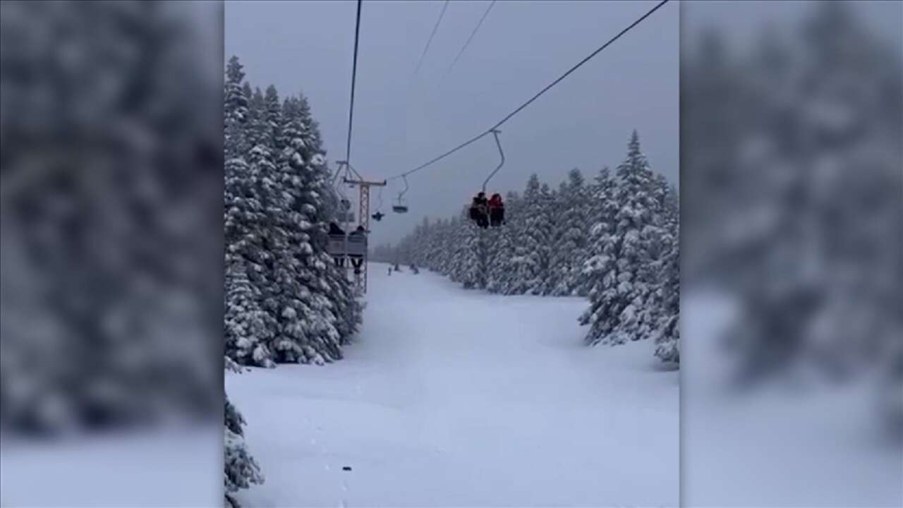 Uludağ'da arızalanan telesiyejde mahsur kalanlar kurtarıldı