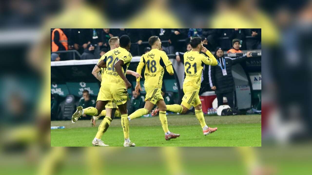 Fenerbahçe konuk olduğu Kocaelispor’u mağlup etti