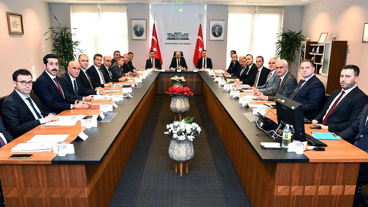 Cumhurbaşkanlığı Külliyesi'nde denetim ve teftiş toplantısı