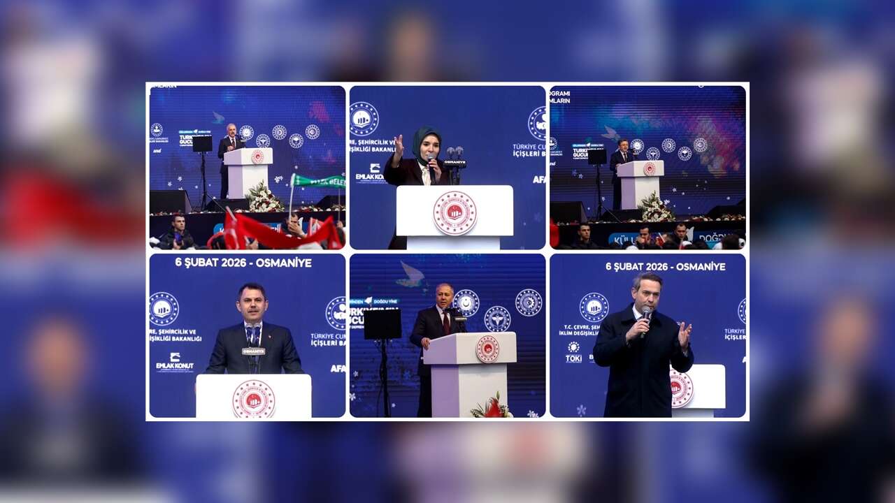 Bakanlar, 6 Şubat Depremleri Anma Programı ve Toplu Açılış Töreni’nde konuştu