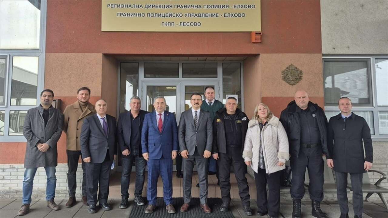 Hamzabeyli'deki tır yoğunluğu Bulgaristan makamlarıyla ele alındı