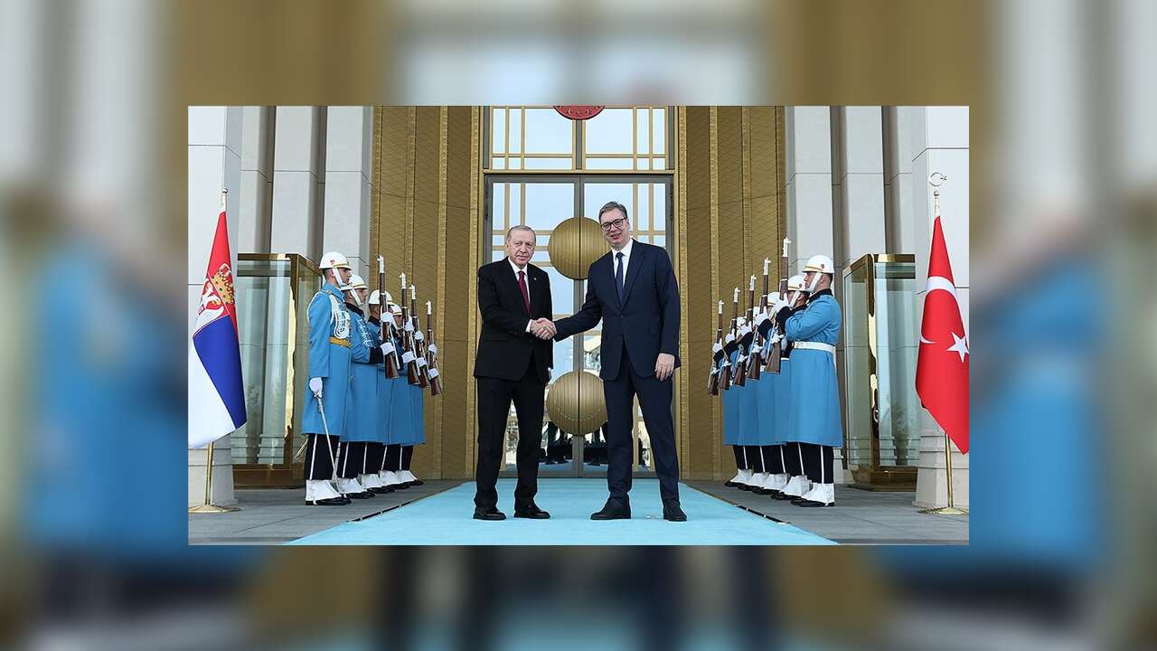 Cumhurbaşkanı Erdoğan, Sırbistan Cumhurbaşkanı Vucic ile görüştü