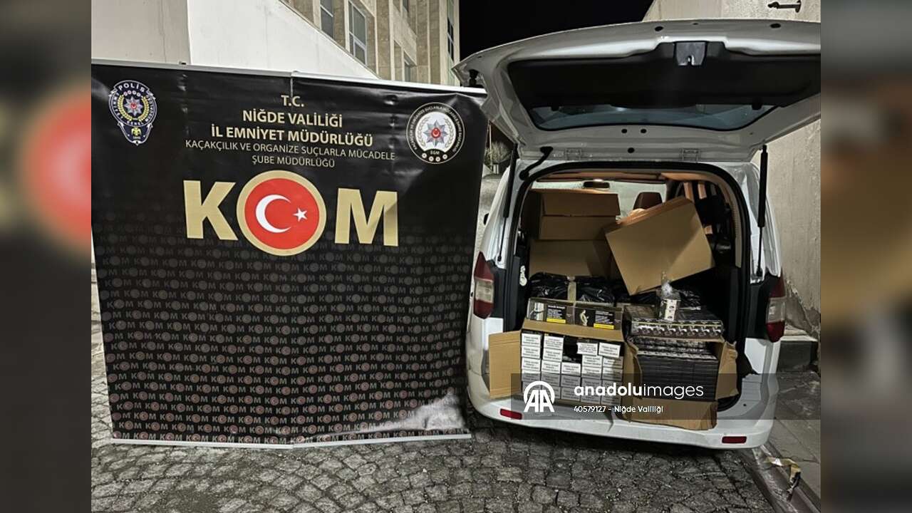 Niğde'de kaçakçılık operasyonunda 2 şüpheli yakalandı