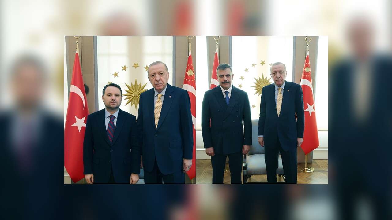 Cumhurbaşkanı Erdoğan, Adalet Bakanı Gürlek ve İçişleri Bakanı Çiftçi'yi kabul etti