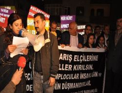 Bahçelievler'de Ahmet Türk'e 'Yumruk' Protestosu Yapıldı!