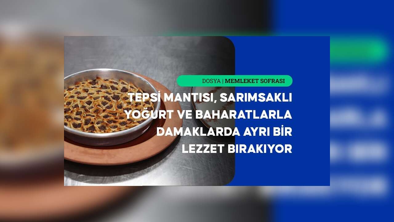 Kayseri tepsi mantısı