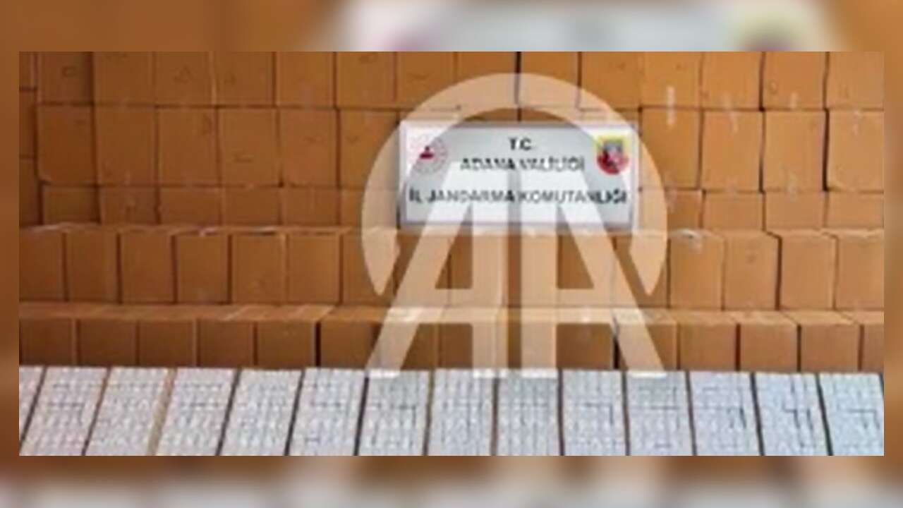 Adana'da kaçak 10 milyon 110 bin makaron ele geçirildi!