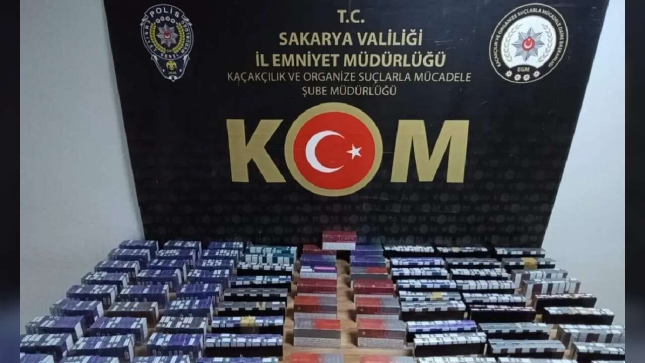 Sakarya'da DEV OPERASYON / 16 bin kaçak elektronik sigara ele geçirildi