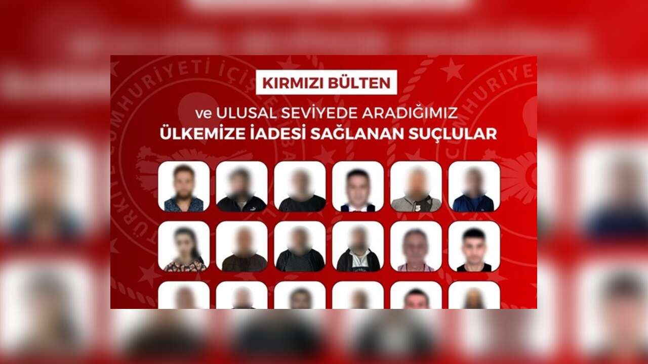 Yurt dışına kaçan 41 firari yakalanarak Türkiye'ye getirildi