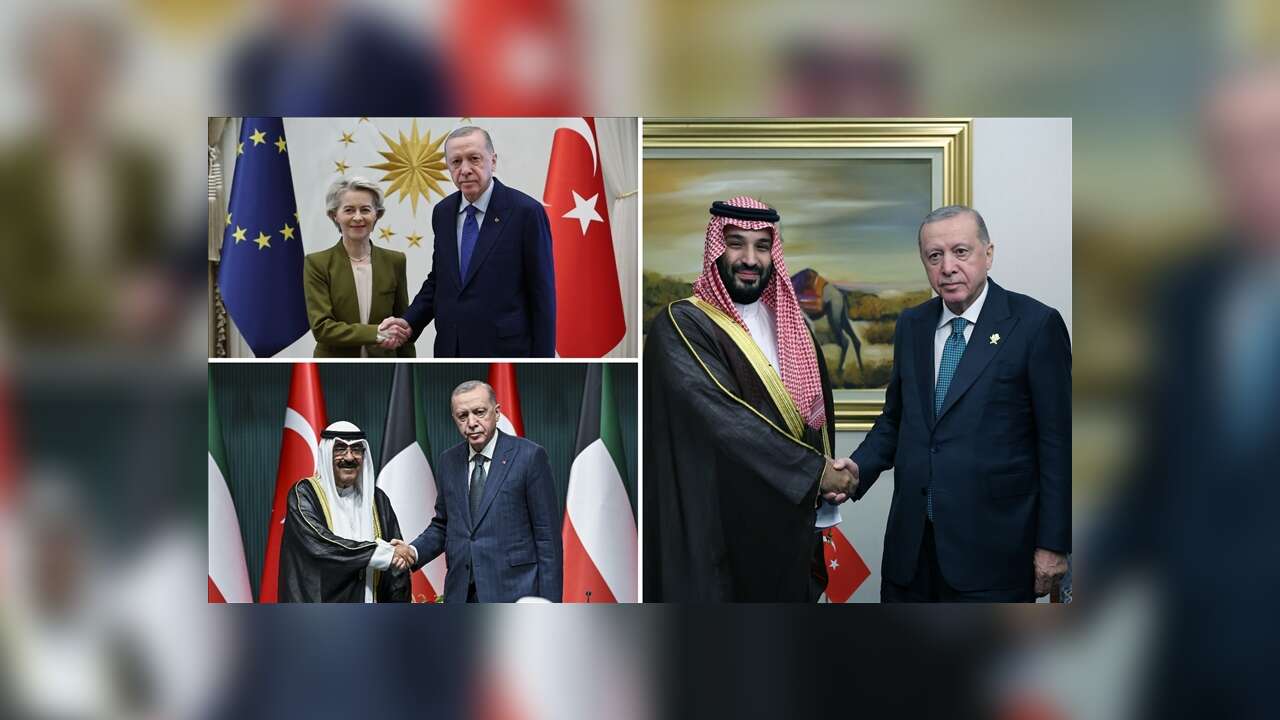 Cumhurbaşkanı Erdoğan'dan diplomasi trafiği