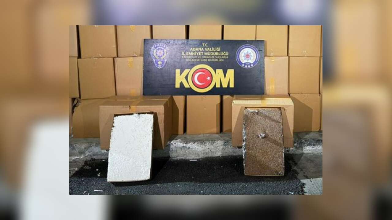 Adana'da 4 milyon 675 bin kaçak makaron ele geçirildi!