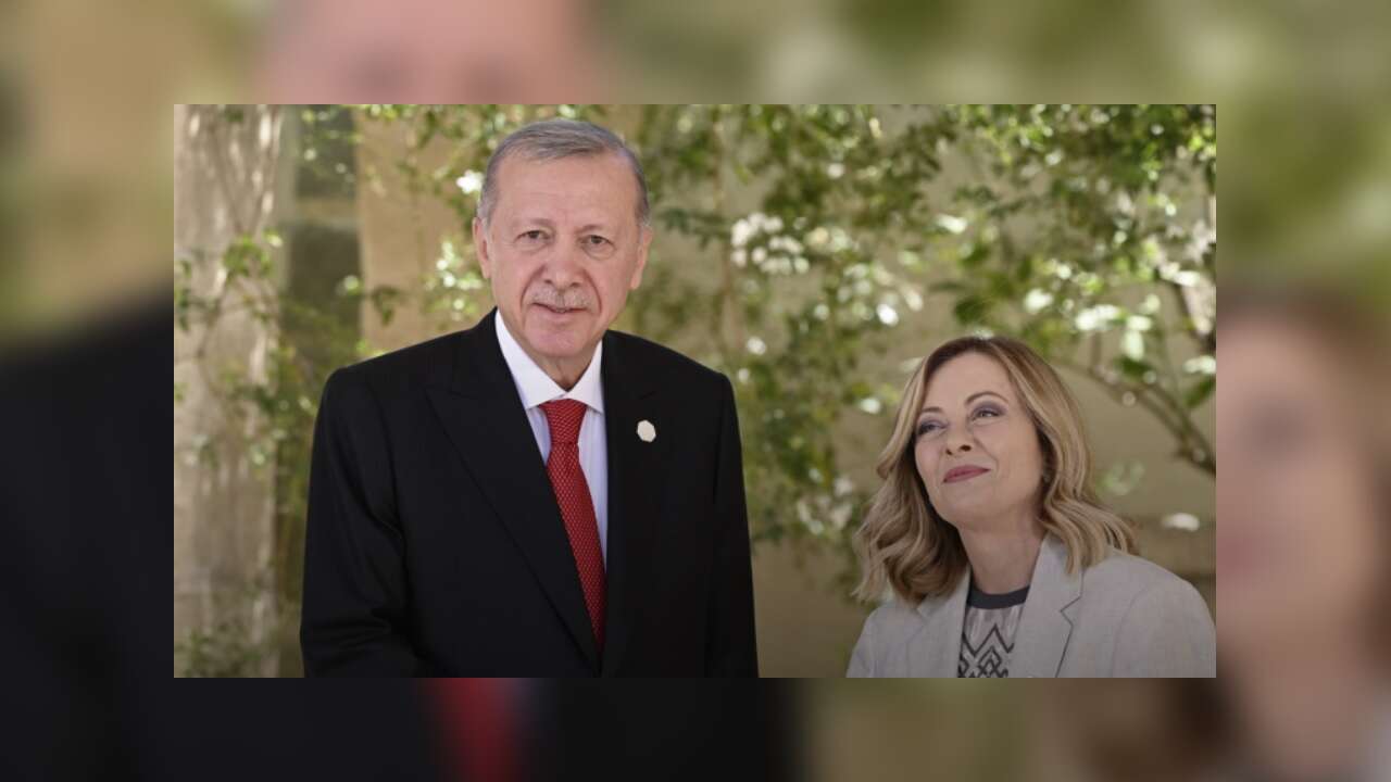 Cumhurbaşkanı Erdoğan, İtalya Başbakanı Meloni ile görüştü