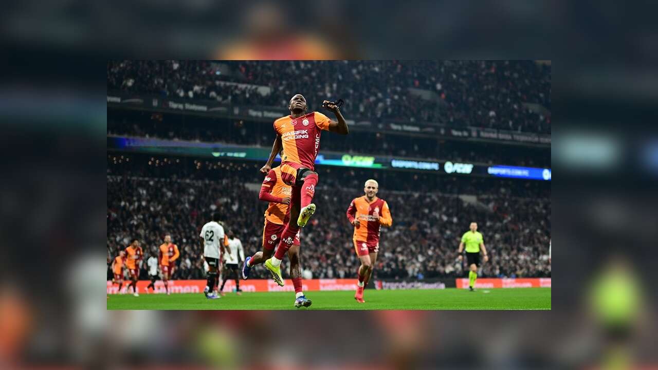 Lider Galatasaray, derbide Beşiktaş'ı 1-0 yendi