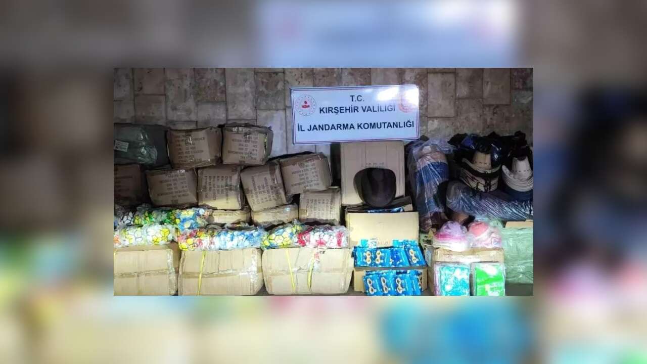 Kırşehir'de 2.9 Milyon TL'lik Kaçak Ürün Ele Geçirildi