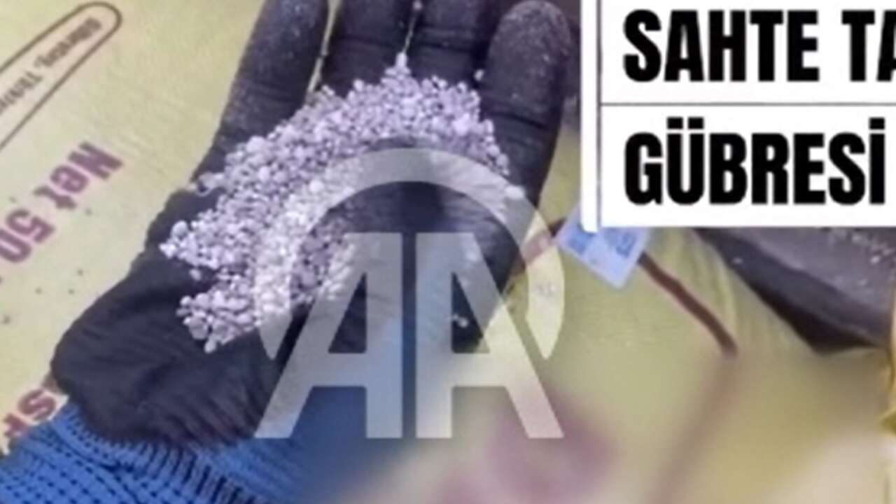 Ankara'da 30 ton sahte gübre ele geçirildi!