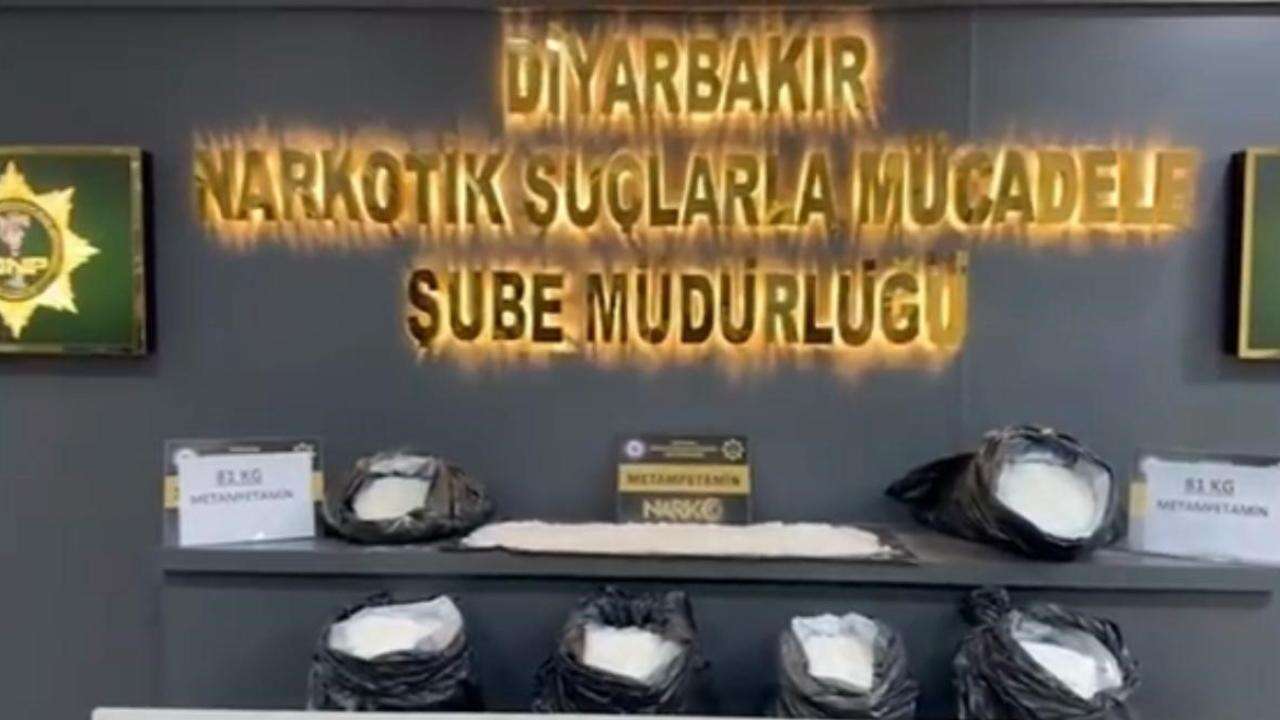 Diyarbakır'da tırda 81 kilogram sentetik uyuşturucu ele geçirildi!