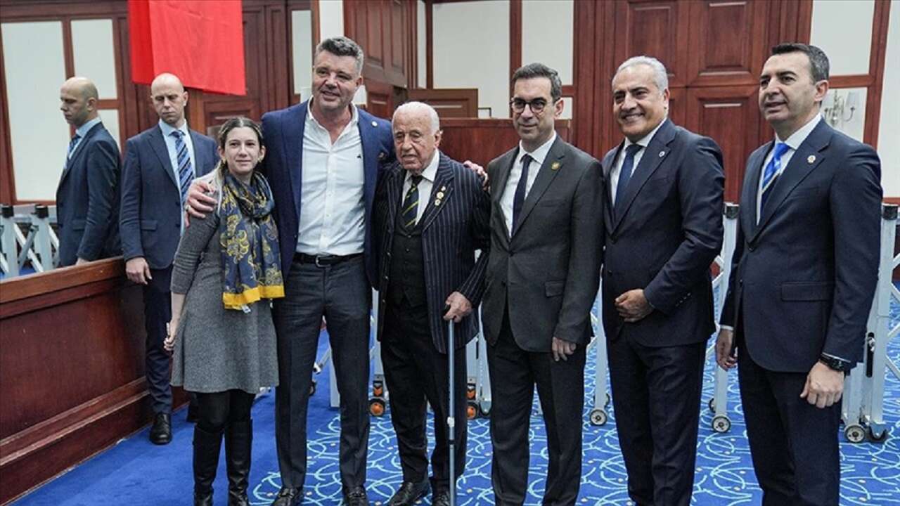 Fenerbahçe Kulübü'nde bayramlaşma töreni yapıldı