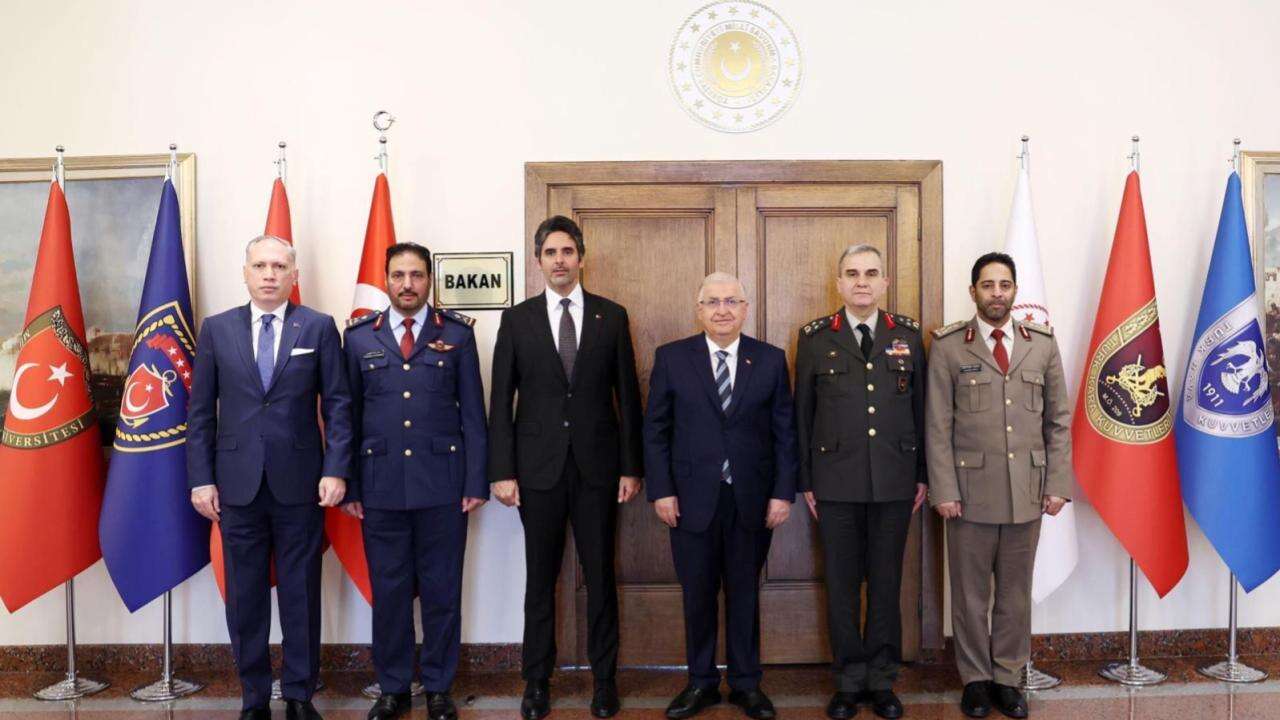 Milli Savunma Bakanı Güler Katar heyetini kabul etti