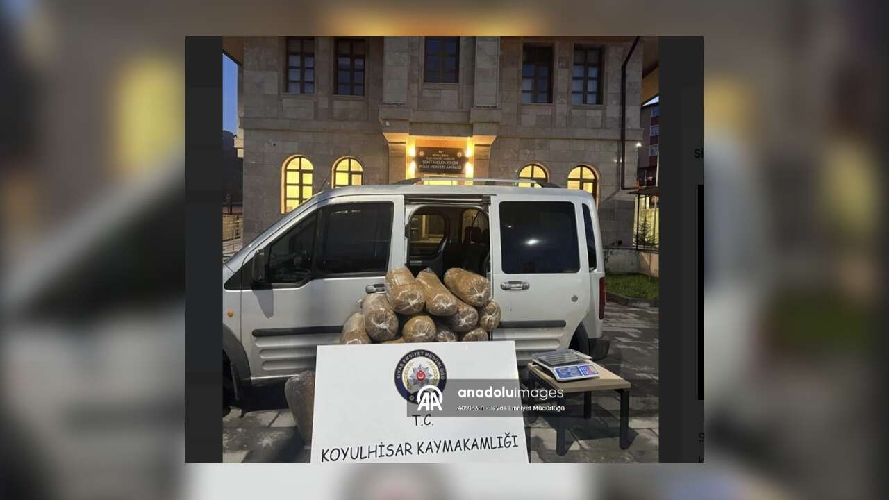 Sivas'ta 186 kilo GÜMRÜK KAÇAĞI tütün ele geçirildi!