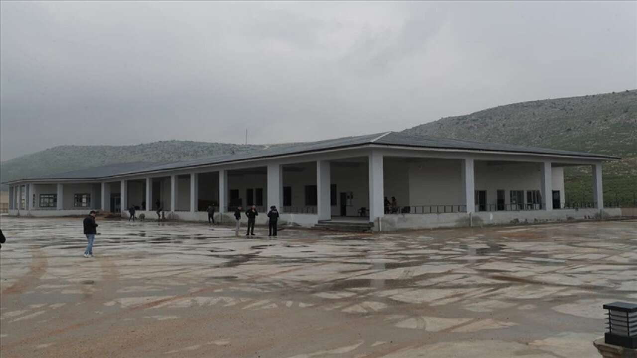 Hatay'daki Cilvegözü Sınır Kapısı'nda tır parkı inşası tamamlandı