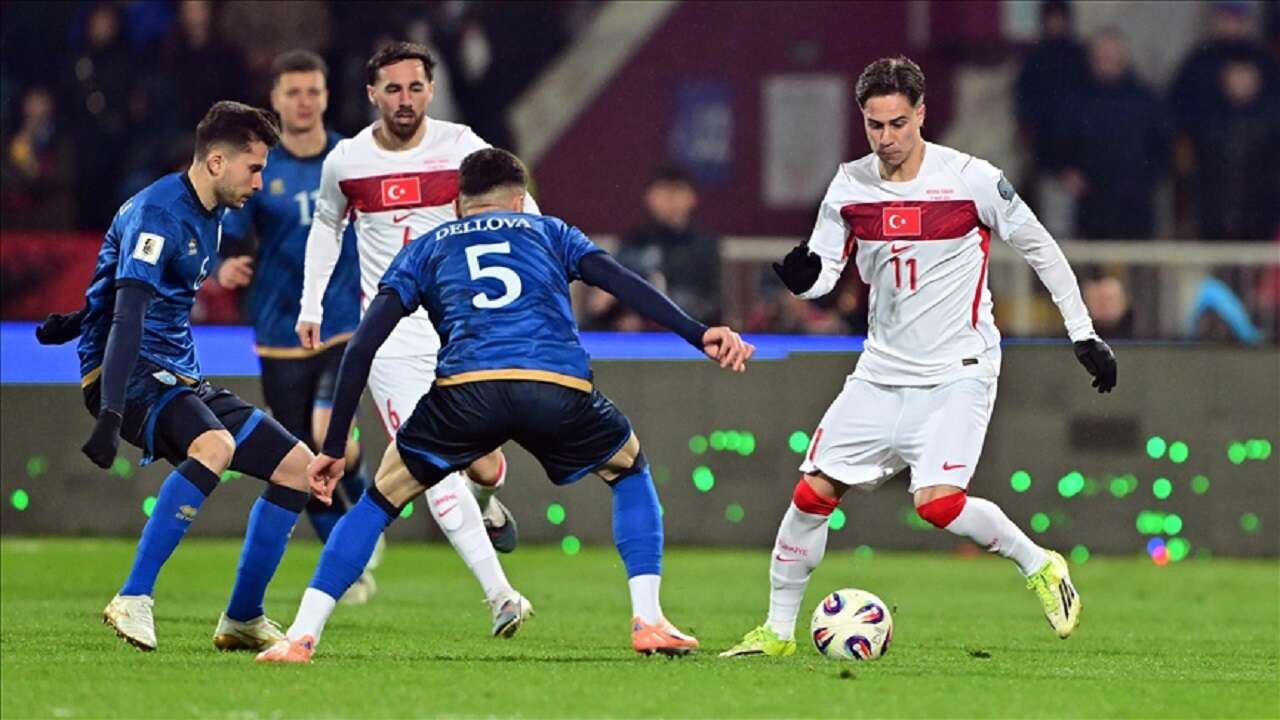 Kosova-Türkiye müsabakasının ilk yarısı golsüz sona erdi
