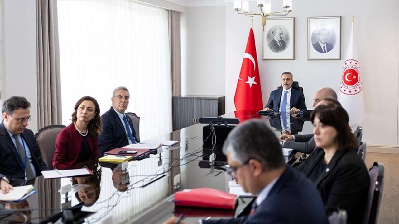 Fidan, İngiltere tarafından düzenlenen "Hürmüz Boğazı"na ilişkin çevrimiçi toplantıda yer aldı