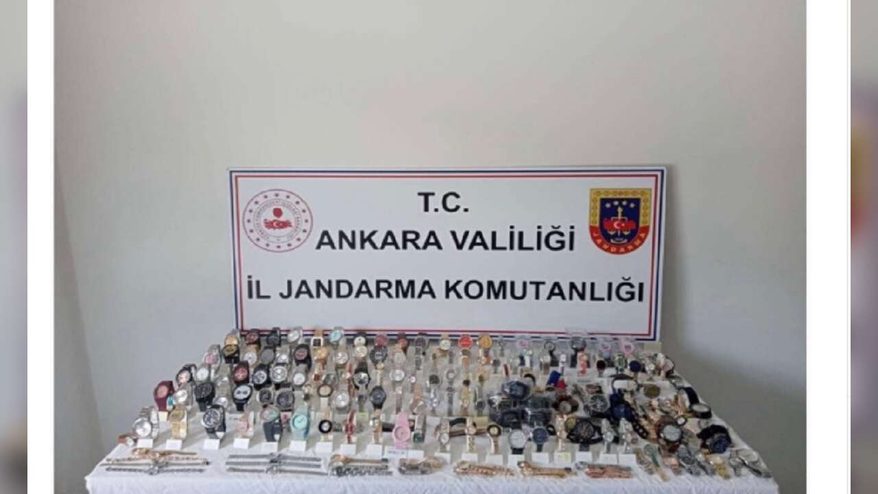 Başkentte kaçak saat satan şüpheli hakkında adli işlem başlatıldı
