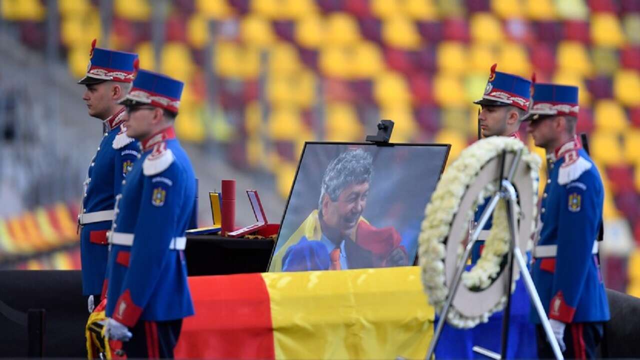 Rumen teknik adam Mircea Lucescu, son yolculuğuna uğurlandı