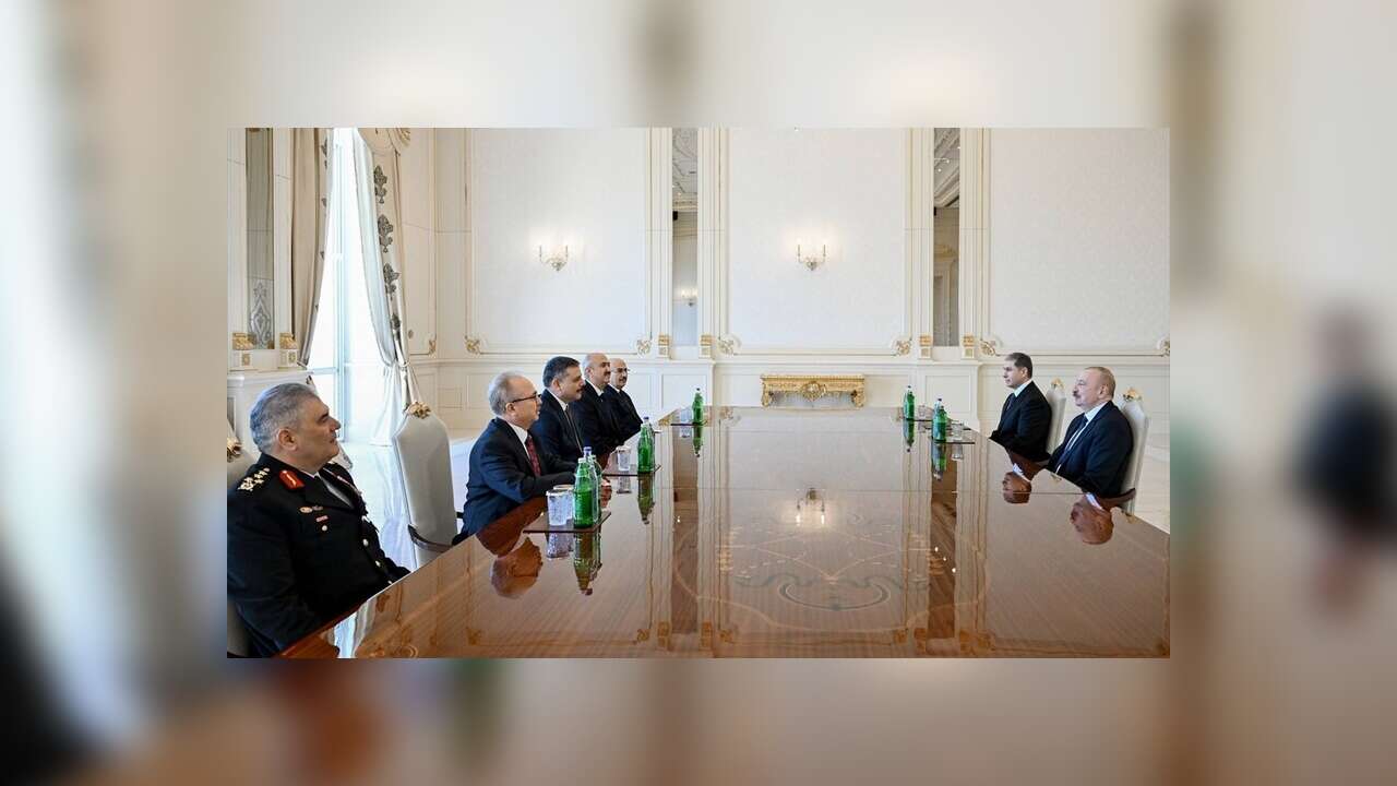 Azerbaycan Cumhurbaşkanı Aliyev, İçişleri Bakanı Çiftçi'yi kabul etti