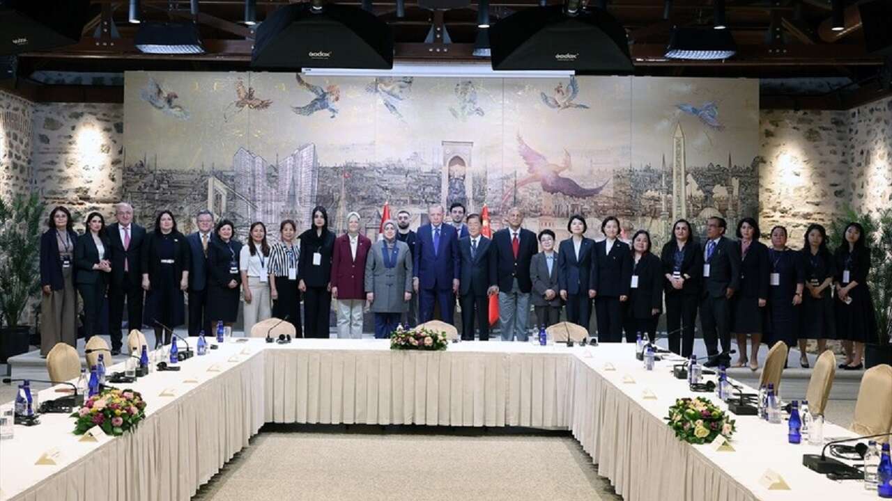 Cumhurbaşkanı Erdoğan, ICAPP Kadın Kolu 9. Toplantısı'nın katılımcılarını kabul etti