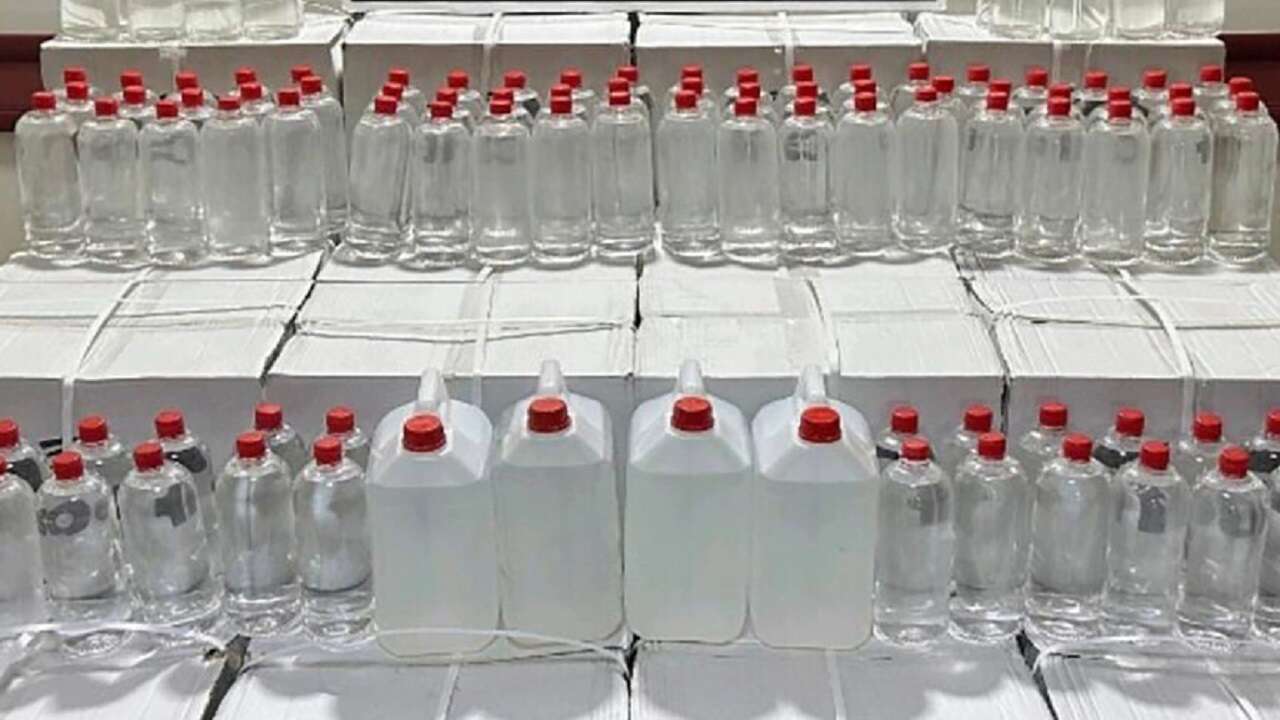 Yurtta yılın ilk çeyreğinde 232 bin 442 litre sahte içki ele geçirildi