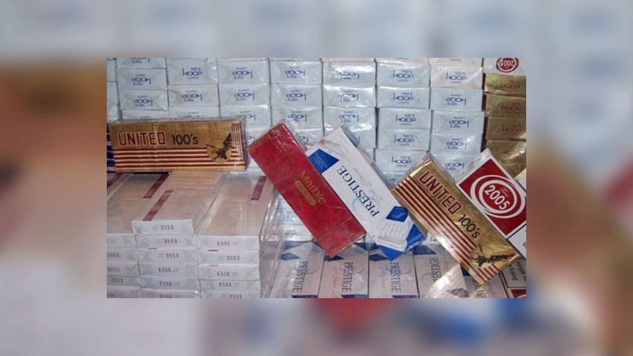 Antalya Manavgat'ta 1 Milyon Lira Değerinde Kaçak Sigara