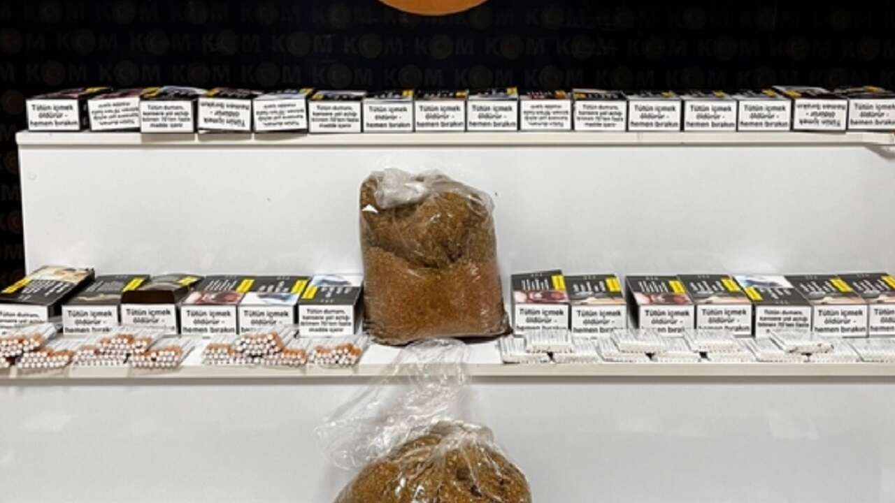 Kırşehir'de 12 bin dolu makaron ele geçirildi