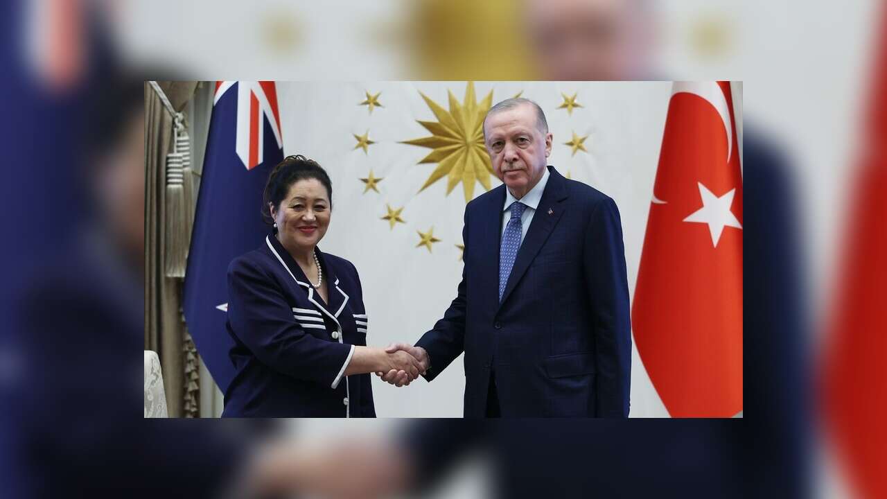 Cumhurbaşkanı Erdoğan, Yeni Zelanda Genel Valisi Kiro'yu kabul etti