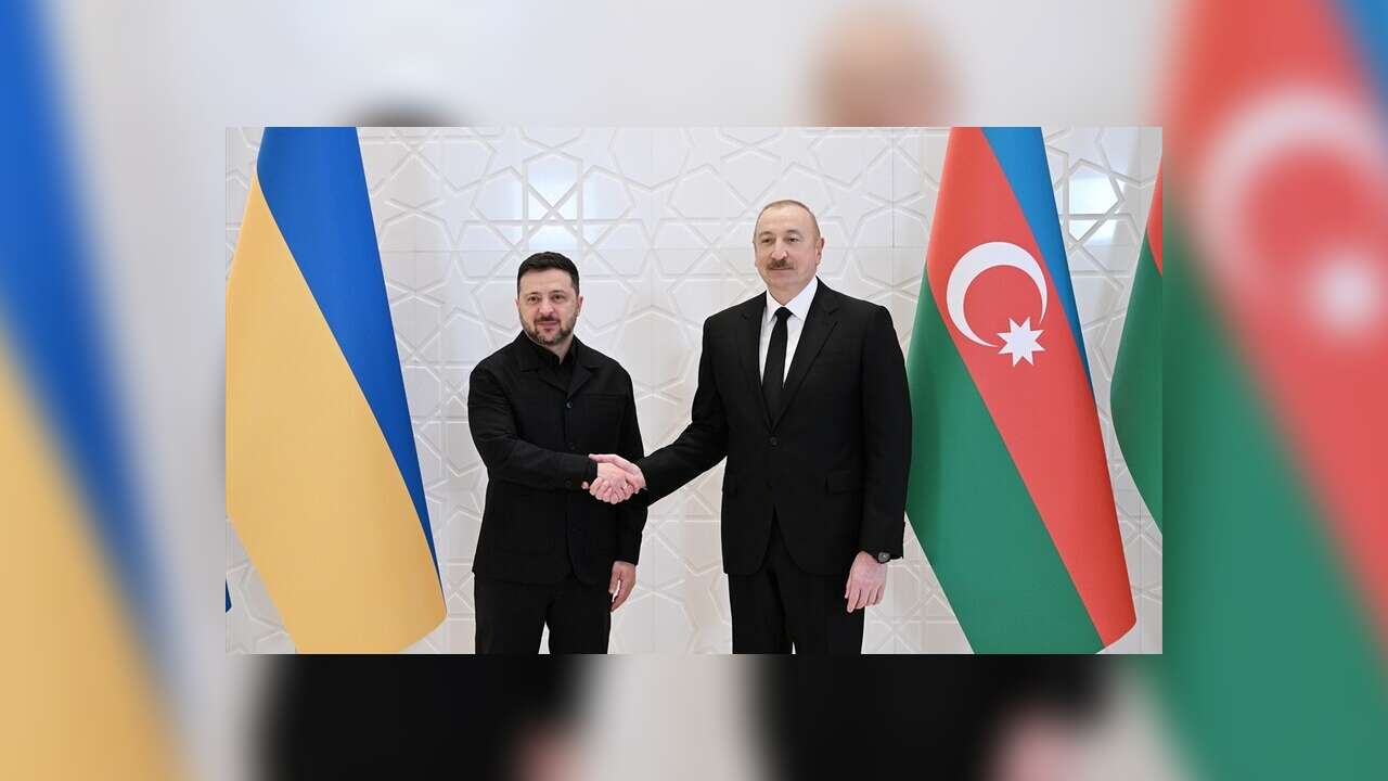 Aliyev ve Zelenskiy Azerbaycan'ın Gebele şehrinde görüştü