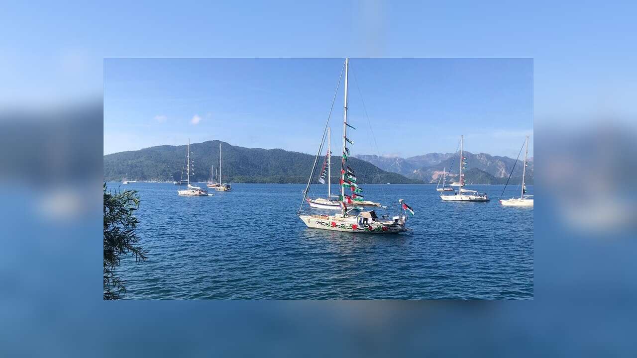 "Küresel Sumud Filosu" Marmaris'te..